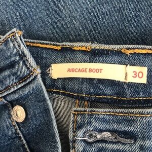 Levi womens jeans high waisted boot cut like new worn once